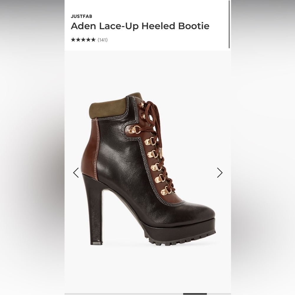 Womens JUST FAB BOOTIES SIZE 7